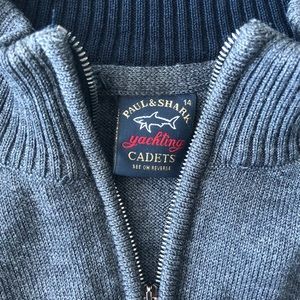 Paul & Shark cadets 14 years old boys zip up.